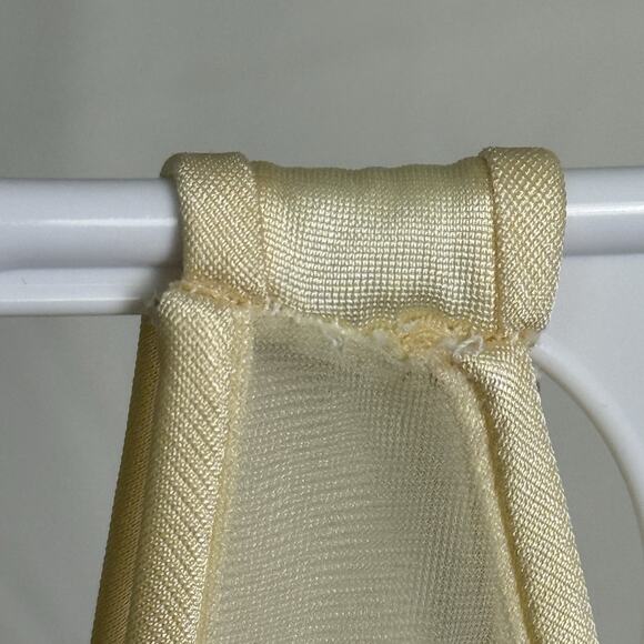 Vtg Ivory Nylon Lace Maxi Slip Dress Gown Sz M Nightgown Glam Bridal Romantic - Picture 11 of 12